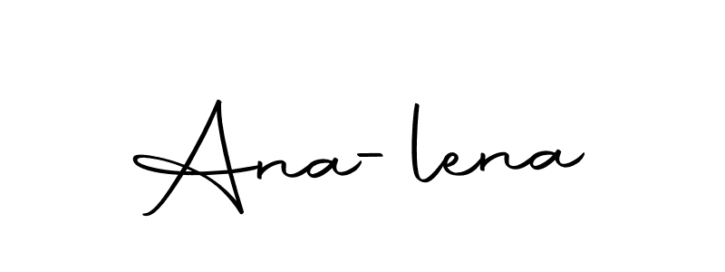 Make a short Ana-lena signature style. Manage your documents anywhere anytime using Autography-DOLnW. Create and add eSignatures, submit forms, share and send files easily. Ana-lena signature style 10 images and pictures png