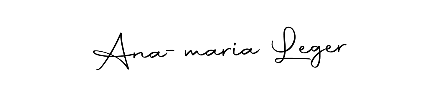 Check out images of Autograph of Ana-maria Leger name. Actor Ana-maria Leger Signature Style. Autography-DOLnW is a professional sign style online. Ana-maria Leger signature style 10 images and pictures png