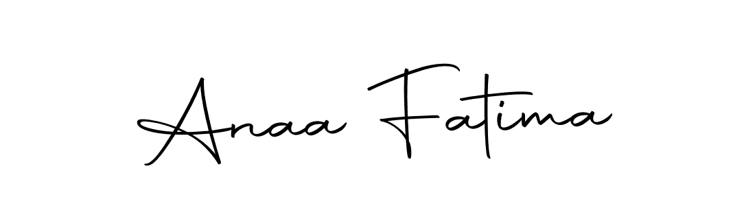 How to make Anaa Fatima signature? Autography-DOLnW is a professional autograph style. Create handwritten signature for Anaa Fatima name. Anaa Fatima signature style 10 images and pictures png