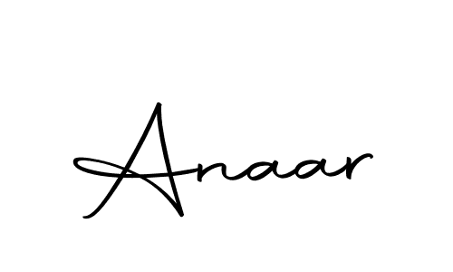 Use a signature maker to create a handwritten signature online. With this signature software, you can design (Autography-DOLnW) your own signature for name Anaar. Anaar signature style 10 images and pictures png