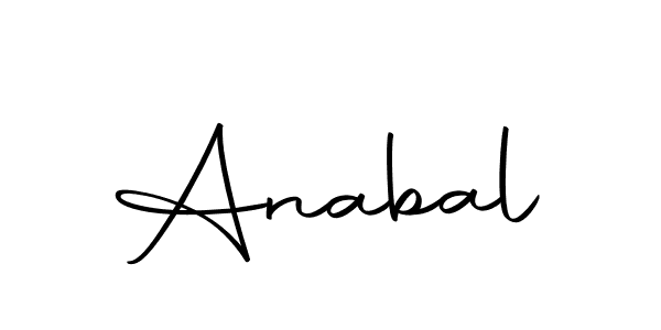 Anabal stylish signature style. Best Handwritten Sign (Autography-DOLnW) for my name. Handwritten Signature Collection Ideas for my name Anabal. Anabal signature style 10 images and pictures png