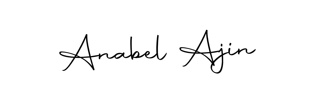 You should practise on your own different ways (Autography-DOLnW) to write your name (Anabel Ajin) in signature. don't let someone else do it for you. Anabel Ajin signature style 10 images and pictures png