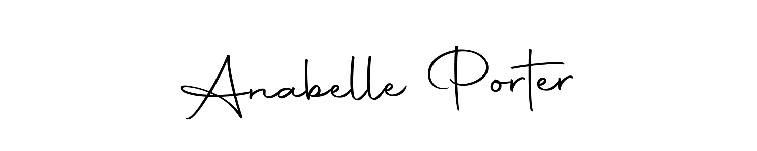 Make a beautiful signature design for name Anabelle Porter. With this signature (Autography-DOLnW) style, you can create a handwritten signature for free. Anabelle Porter signature style 10 images and pictures png