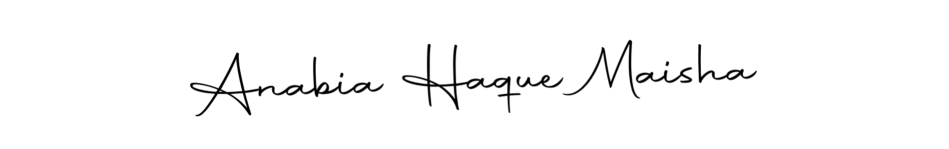 Here are the top 10 professional signature styles for the name Anabia Haque Maisha. These are the best autograph styles you can use for your name. Anabia Haque Maisha signature style 10 images and pictures png