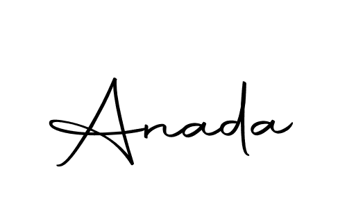 Design your own signature with our free online signature maker. With this signature software, you can create a handwritten (Autography-DOLnW) signature for name Anada. Anada signature style 10 images and pictures png