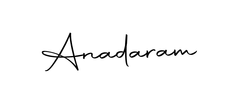 Anadaram stylish signature style. Best Handwritten Sign (Autography-DOLnW) for my name. Handwritten Signature Collection Ideas for my name Anadaram. Anadaram signature style 10 images and pictures png