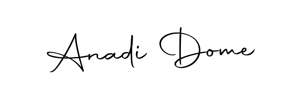 Use a signature maker to create a handwritten signature online. With this signature software, you can design (Autography-DOLnW) your own signature for name Anadi Dome. Anadi Dome signature style 10 images and pictures png