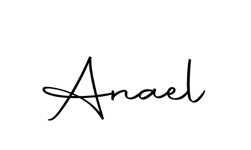 Anael stylish signature style. Best Handwritten Sign (Autography-DOLnW) for my name. Handwritten Signature Collection Ideas for my name Anael. Anael signature style 10 images and pictures png