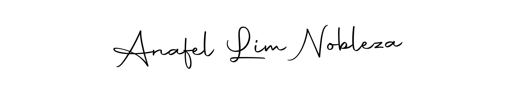 Make a beautiful signature design for name Anafel Lim Nobleza. Use this online signature maker to create a handwritten signature for free. Anafel Lim Nobleza signature style 10 images and pictures png