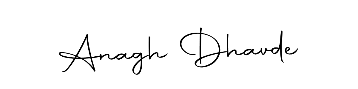 Use a signature maker to create a handwritten signature online. With this signature software, you can design (Autography-DOLnW) your own signature for name Anagh Dhavde. Anagh Dhavde signature style 10 images and pictures png