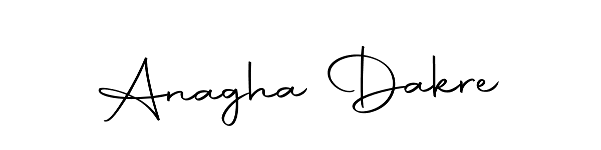 Create a beautiful signature design for name Anagha Dakre. With this signature (Autography-DOLnW) fonts, you can make a handwritten signature for free. Anagha Dakre signature style 10 images and pictures png