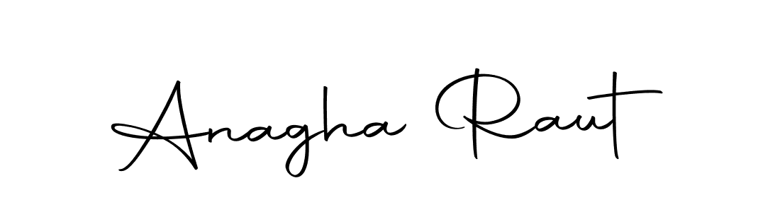 Make a beautiful signature design for name Anagha Raut. With this signature (Autography-DOLnW) style, you can create a handwritten signature for free. Anagha Raut signature style 10 images and pictures png