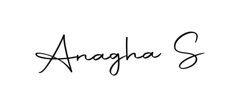 This is the best signature style for the Anagha S name. Also you like these signature font (Autography-DOLnW). Mix name signature. Anagha S signature style 10 images and pictures png