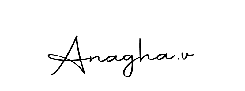 How to make Anagha.v signature? Autography-DOLnW is a professional autograph style. Create handwritten signature for Anagha.v name. Anagha.v signature style 10 images and pictures png