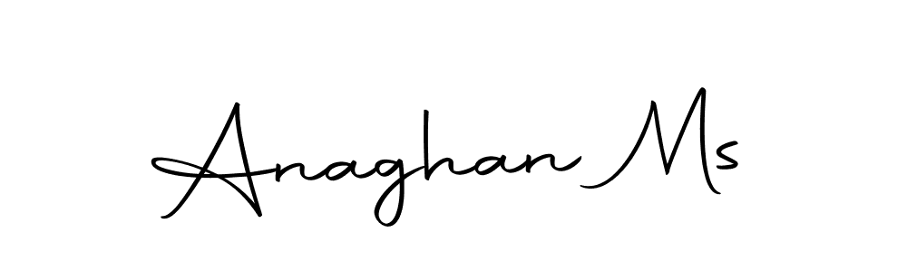 Use a signature maker to create a handwritten signature online. With this signature software, you can design (Autography-DOLnW) your own signature for name Anaghan Ms. Anaghan Ms signature style 10 images and pictures png