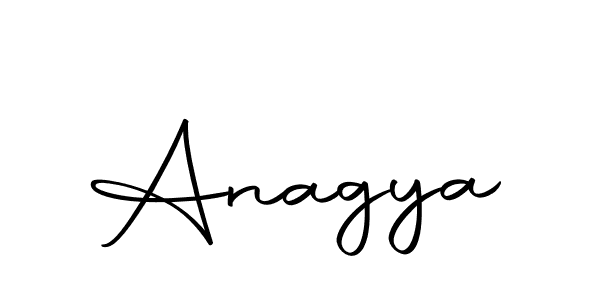 Design your own signature with our free online signature maker. With this signature software, you can create a handwritten (Autography-DOLnW) signature for name Anagya. Anagya signature style 10 images and pictures png