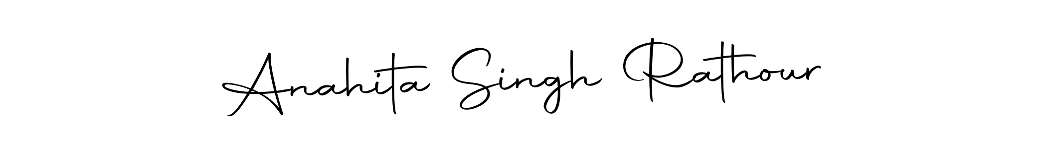 The best way (Autography-DOLnW) to make a short signature is to pick only two or three words in your name. The name Anahita Singh Rathour include a total of six letters. For converting this name. Anahita Singh Rathour signature style 10 images and pictures png