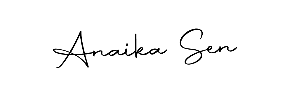 Make a beautiful signature design for name Anaika Sen. Use this online signature maker to create a handwritten signature for free. Anaika Sen signature style 10 images and pictures png