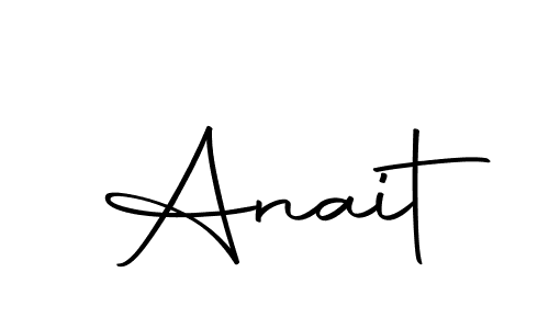 Create a beautiful signature design for name Anait. With this signature (Autography-DOLnW) fonts, you can make a handwritten signature for free. Anait signature style 10 images and pictures png