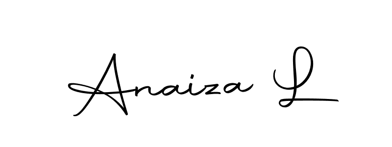 How to Draw Anaiza L signature style? Autography-DOLnW is a latest design signature styles for name Anaiza L. Anaiza L signature style 10 images and pictures png