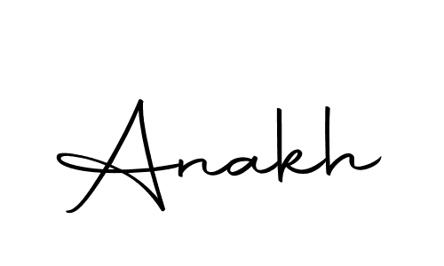 Design your own signature with our free online signature maker. With this signature software, you can create a handwritten (Autography-DOLnW) signature for name Anakh. Anakh signature style 10 images and pictures png