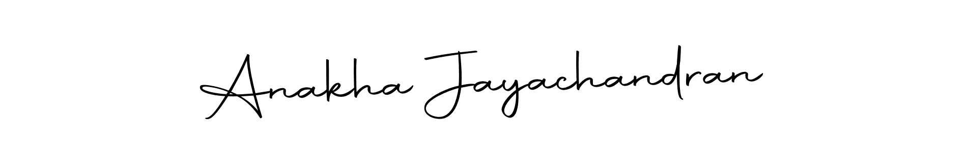 Design your own signature with our free online signature maker. With this signature software, you can create a handwritten (Autography-DOLnW) signature for name Anakha Jayachandran. Anakha Jayachandran signature style 10 images and pictures png