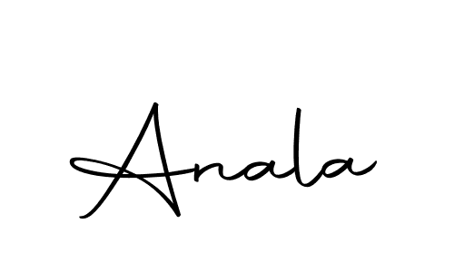 Design your own signature with our free online signature maker. With this signature software, you can create a handwritten (Autography-DOLnW) signature for name Anala. Anala signature style 10 images and pictures png