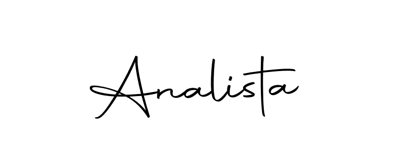 How to make Analista name signature. Use Autography-DOLnW style for creating short signs online. This is the latest handwritten sign. Analista signature style 10 images and pictures png