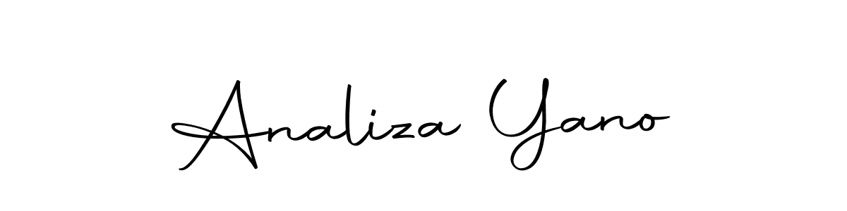 if you are searching for the best signature style for your name Analiza Yano. so please give up your signature search. here we have designed multiple signature styles  using Autography-DOLnW. Analiza Yano signature style 10 images and pictures png
