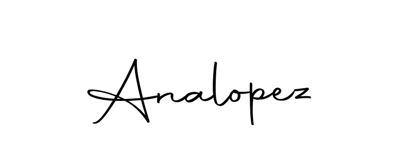 How to make Analopez signature? Autography-DOLnW is a professional autograph style. Create handwritten signature for Analopez name. Analopez signature style 10 images and pictures png