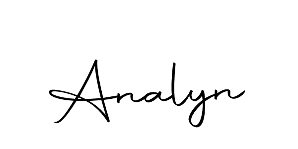 Also we have Analyn name is the best signature style. Create professional handwritten signature collection using Autography-DOLnW autograph style. Analyn signature style 10 images and pictures png