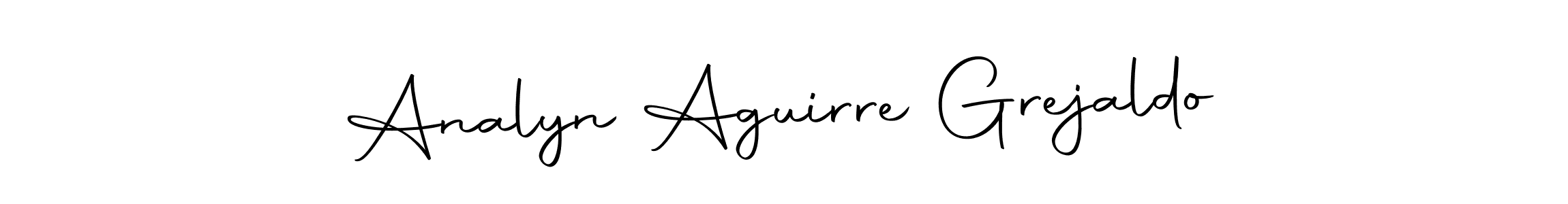 The best way (Autography-DOLnW) to make a short signature is to pick only two or three words in your name. The name Analyn Aguirre Grejaldo include a total of six letters. For converting this name. Analyn Aguirre Grejaldo signature style 10 images and pictures png