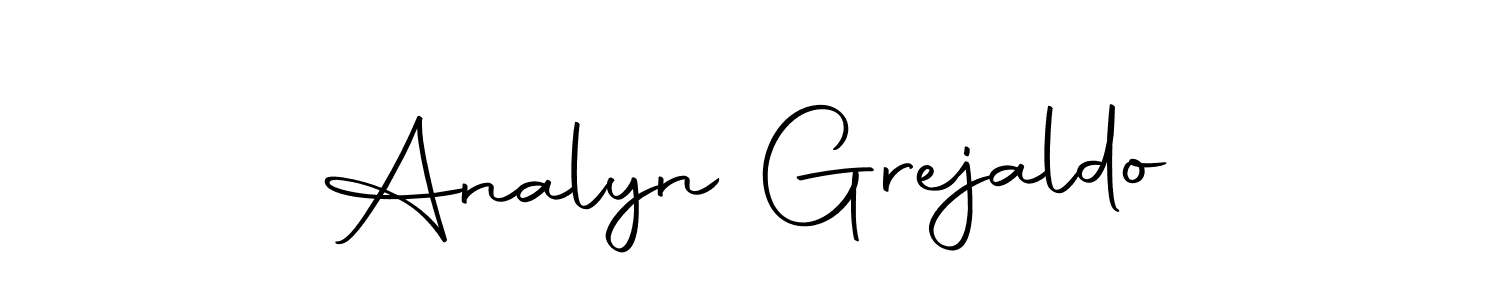 You can use this online signature creator to create a handwritten signature for the name Analyn Grejaldo. This is the best online autograph maker. Analyn Grejaldo signature style 10 images and pictures png