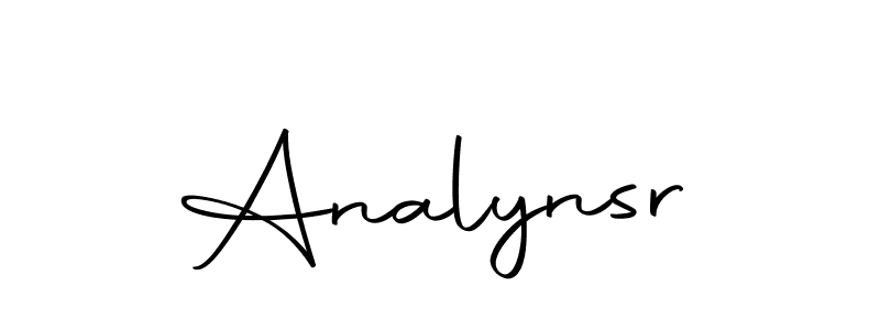 You can use this online signature creator to create a handwritten signature for the name Analynsr. This is the best online autograph maker. Analynsr signature style 10 images and pictures png
