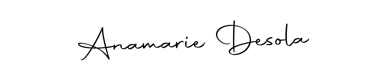 Make a beautiful signature design for name Anamarie Desola. With this signature (Autography-DOLnW) style, you can create a handwritten signature for free. Anamarie Desola signature style 10 images and pictures png