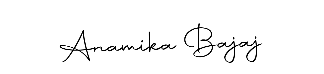 Anamika Bajaj stylish signature style. Best Handwritten Sign (Autography-DOLnW) for my name. Handwritten Signature Collection Ideas for my name Anamika Bajaj. Anamika Bajaj signature style 10 images and pictures png