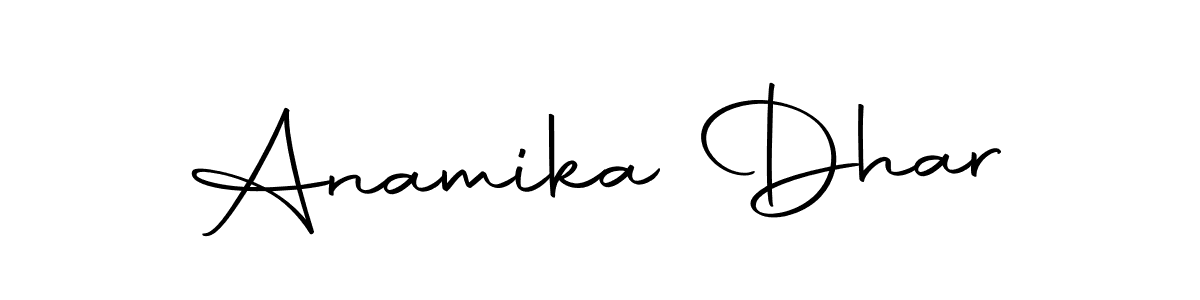 Also we have Anamika Dhar name is the best signature style. Create professional handwritten signature collection using Autography-DOLnW autograph style. Anamika Dhar signature style 10 images and pictures png