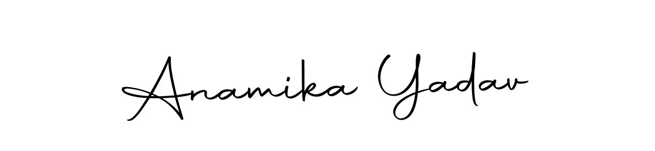 Use a signature maker to create a handwritten signature online. With this signature software, you can design (Autography-DOLnW) your own signature for name Anamika Yadav. Anamika Yadav signature style 10 images and pictures png