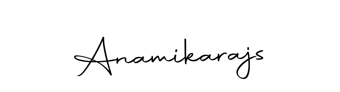 The best way (Autography-DOLnW) to make a short signature is to pick only two or three words in your name. The name Anamikarajs include a total of six letters. For converting this name. Anamikarajs signature style 10 images and pictures png