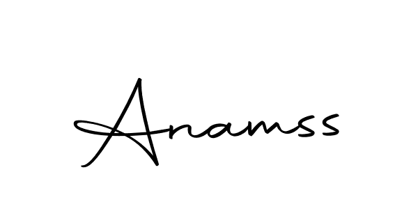 Design your own signature with our free online signature maker. With this signature software, you can create a handwritten (Autography-DOLnW) signature for name Anamss. Anamss signature style 10 images and pictures png