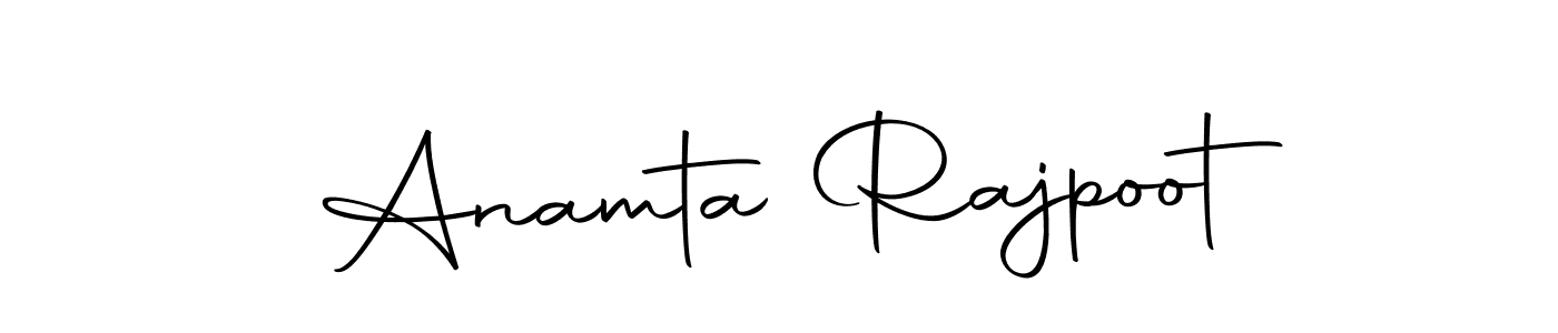 Use a signature maker to create a handwritten signature online. With this signature software, you can design (Autography-DOLnW) your own signature for name Anamta Rajpoot. Anamta Rajpoot signature style 10 images and pictures png