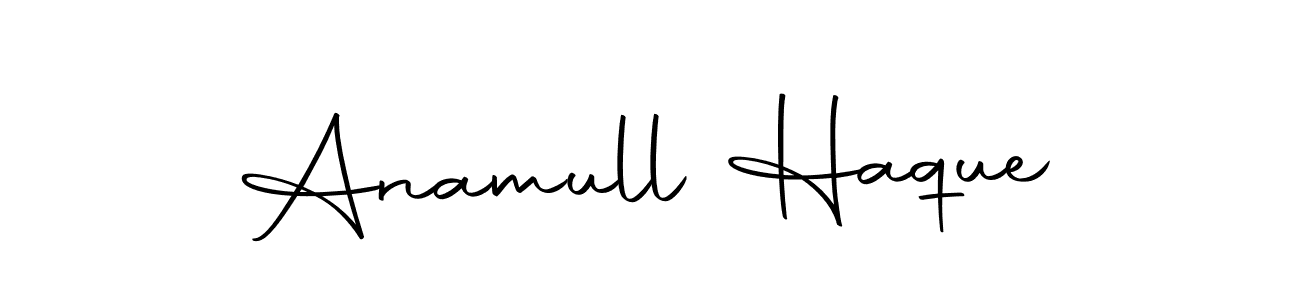 Here are the top 10 professional signature styles for the name Anamull Haque. These are the best autograph styles you can use for your name. Anamull Haque signature style 10 images and pictures png