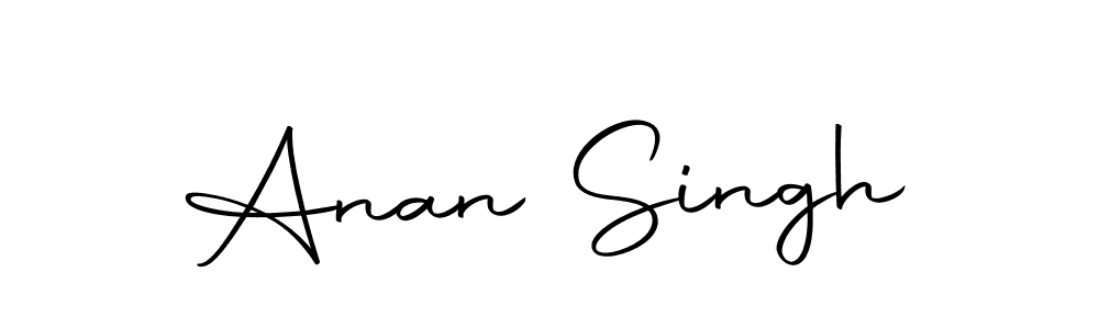 Anan Singh stylish signature style. Best Handwritten Sign (Autography-DOLnW) for my name. Handwritten Signature Collection Ideas for my name Anan Singh. Anan Singh signature style 10 images and pictures png