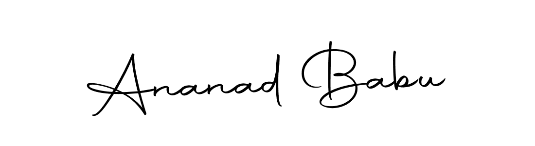 You should practise on your own different ways (Autography-DOLnW) to write your name (Ananad Babu) in signature. don't let someone else do it for you. Ananad Babu signature style 10 images and pictures png