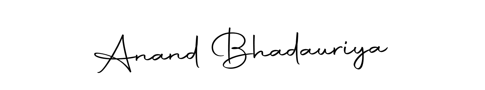 How to make Anand Bhadauriya signature? Autography-DOLnW is a professional autograph style. Create handwritten signature for Anand Bhadauriya name. Anand Bhadauriya signature style 10 images and pictures png