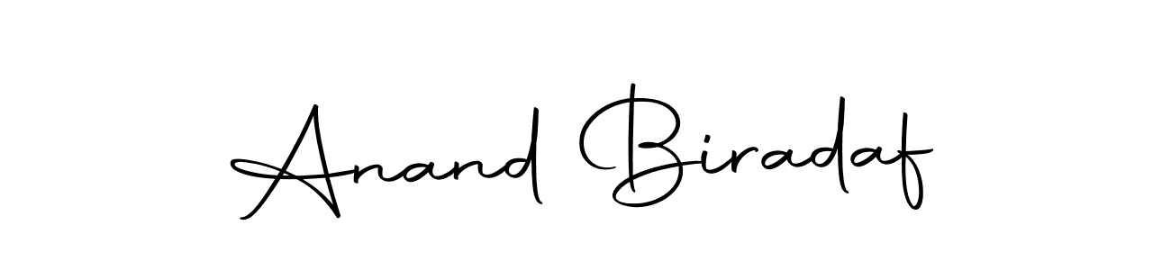 How to make Anand Biradaf signature? Autography-DOLnW is a professional autograph style. Create handwritten signature for Anand Biradaf name. Anand Biradaf signature style 10 images and pictures png