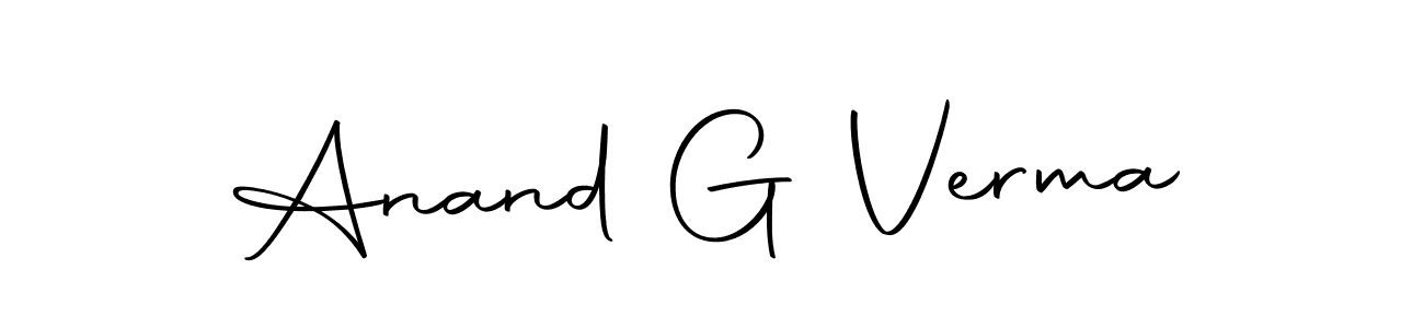 How to make Anand G Verma signature? Autography-DOLnW is a professional autograph style. Create handwritten signature for Anand G Verma name. Anand G Verma signature style 10 images and pictures png