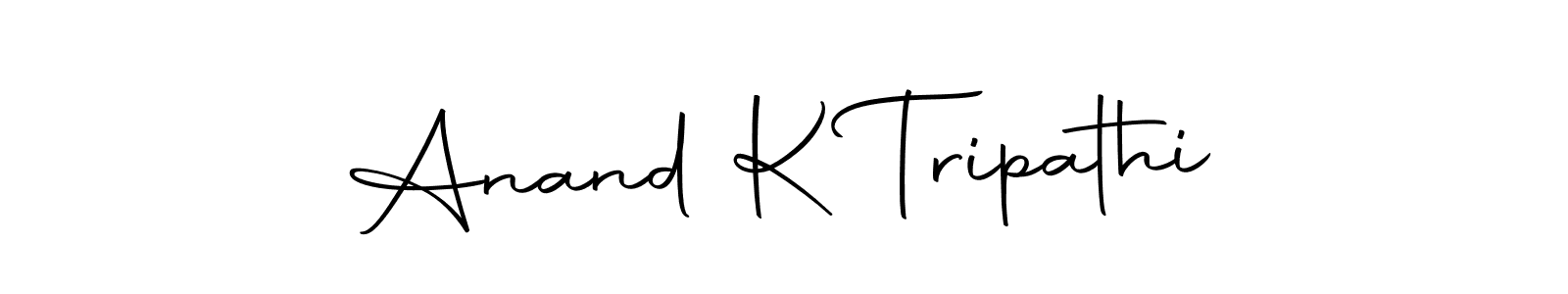 Design your own signature with our free online signature maker. With this signature software, you can create a handwritten (Autography-DOLnW) signature for name Anand K Tripathi. Anand K Tripathi signature style 10 images and pictures png