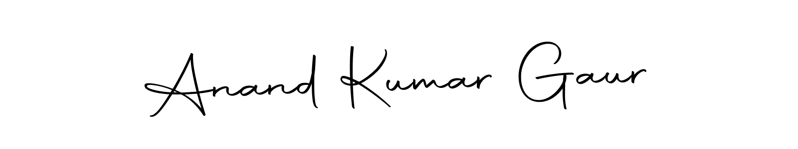 Make a short Anand Kumar Gaur signature style. Manage your documents anywhere anytime using Autography-DOLnW. Create and add eSignatures, submit forms, share and send files easily. Anand Kumar Gaur signature style 10 images and pictures png