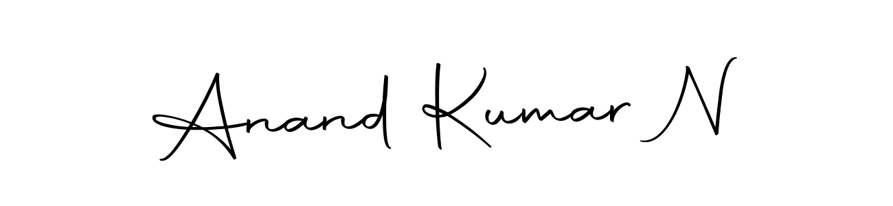 Anand Kumar N stylish signature style. Best Handwritten Sign (Autography-DOLnW) for my name. Handwritten Signature Collection Ideas for my name Anand Kumar N. Anand Kumar N signature style 10 images and pictures png